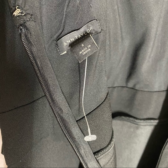 NEW Ann Taylor COLD SHOULDER FAUX WRAP DRESS 6 - Picture 12 of 15